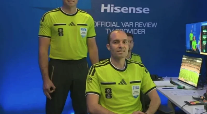 World Cup official cleared by Fifa and says gesture was ‘subconscious twitch’