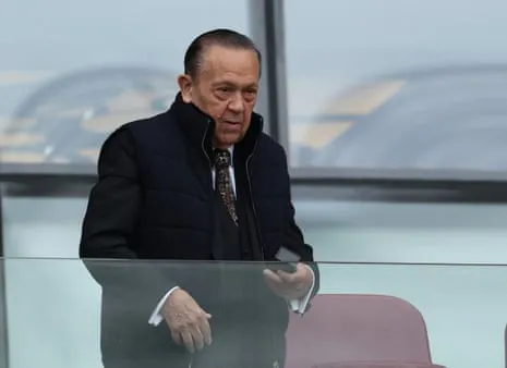 David Sullivan in the stands before a West Ham match David Sullivan in the stands before a West Ham match